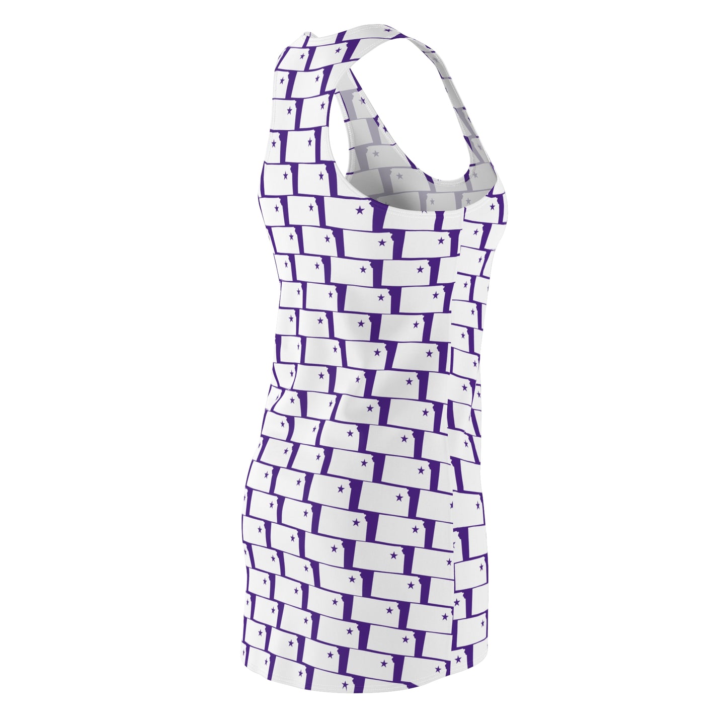 KS Purple Print Racerback Dress
