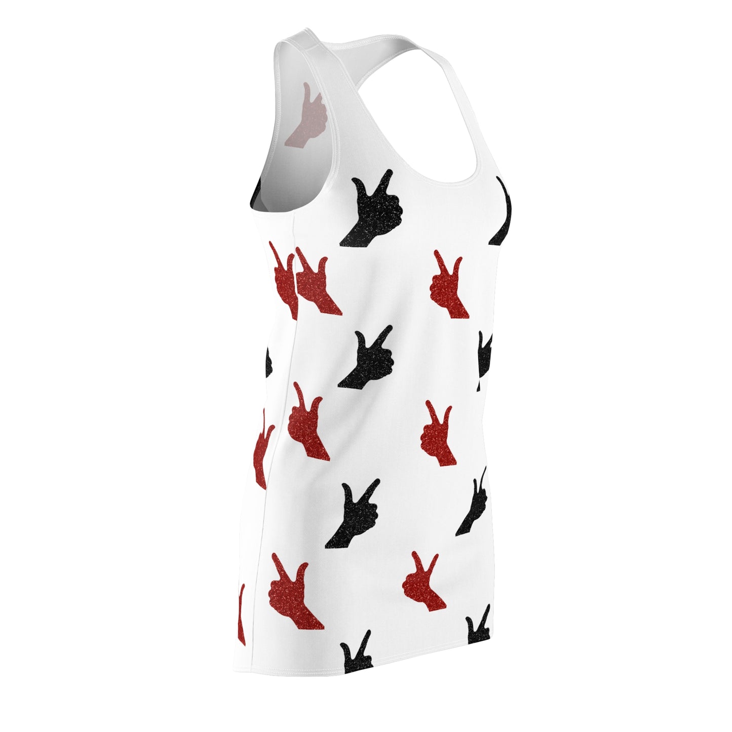 Glitter Guns Up Racerback Dress