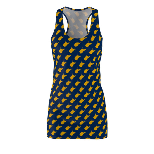WV Blue Print Racerback Dress