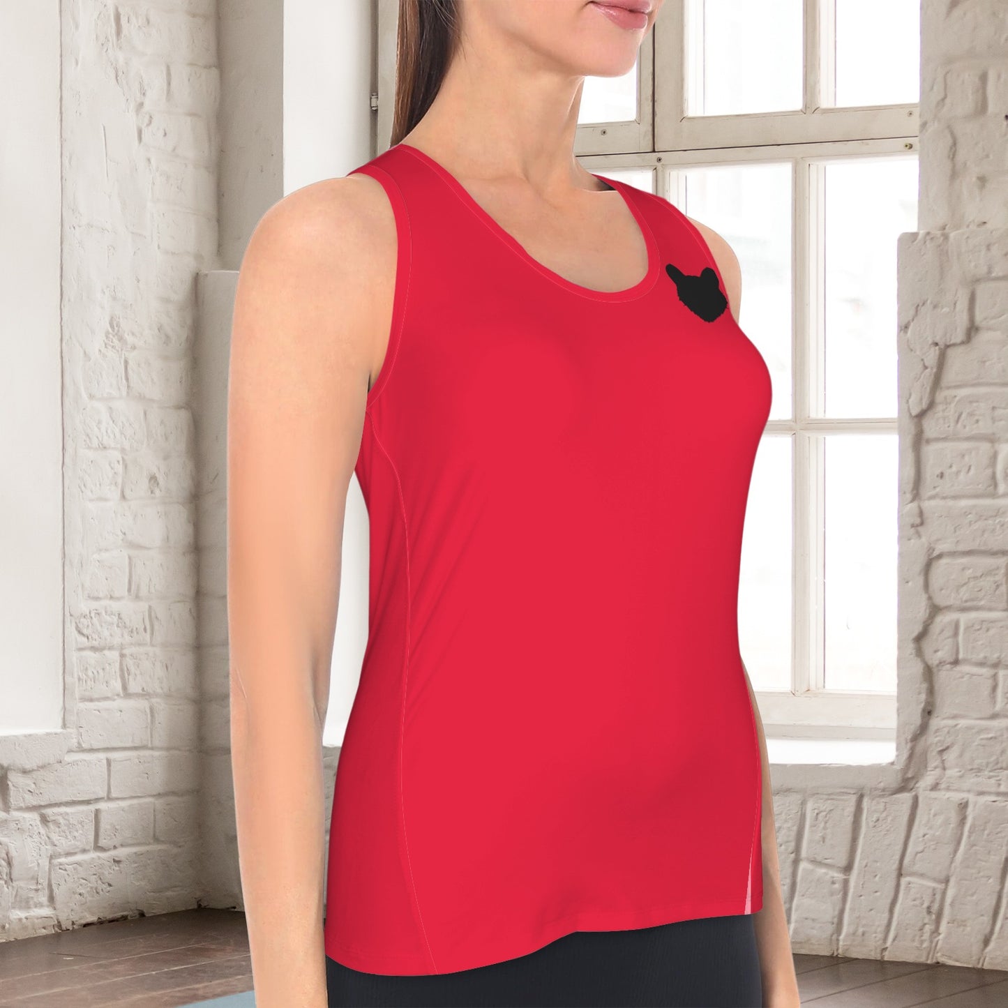 Red Bearcat Racerback Sports Top
