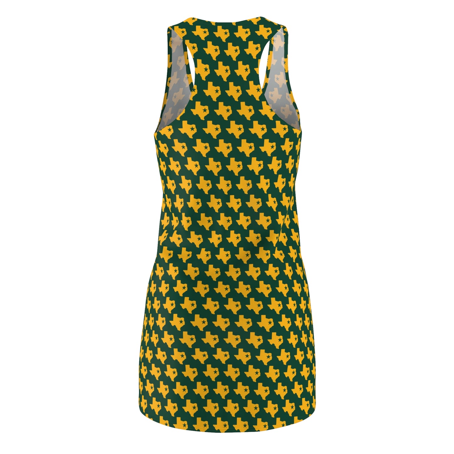 TX Green Print Racerback Dress