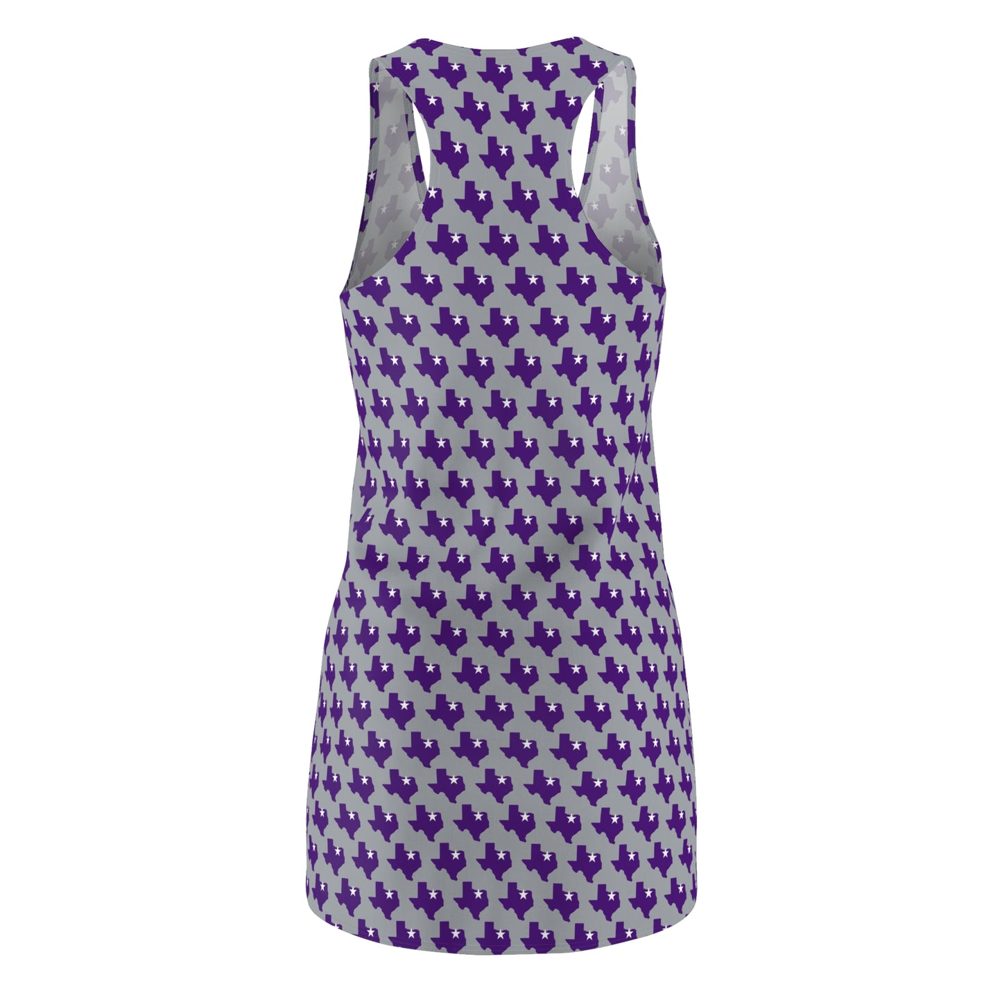 TX Gray Print Racerback Dress