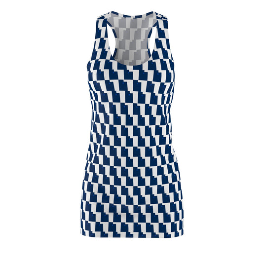 UT White Print Racerback Dress