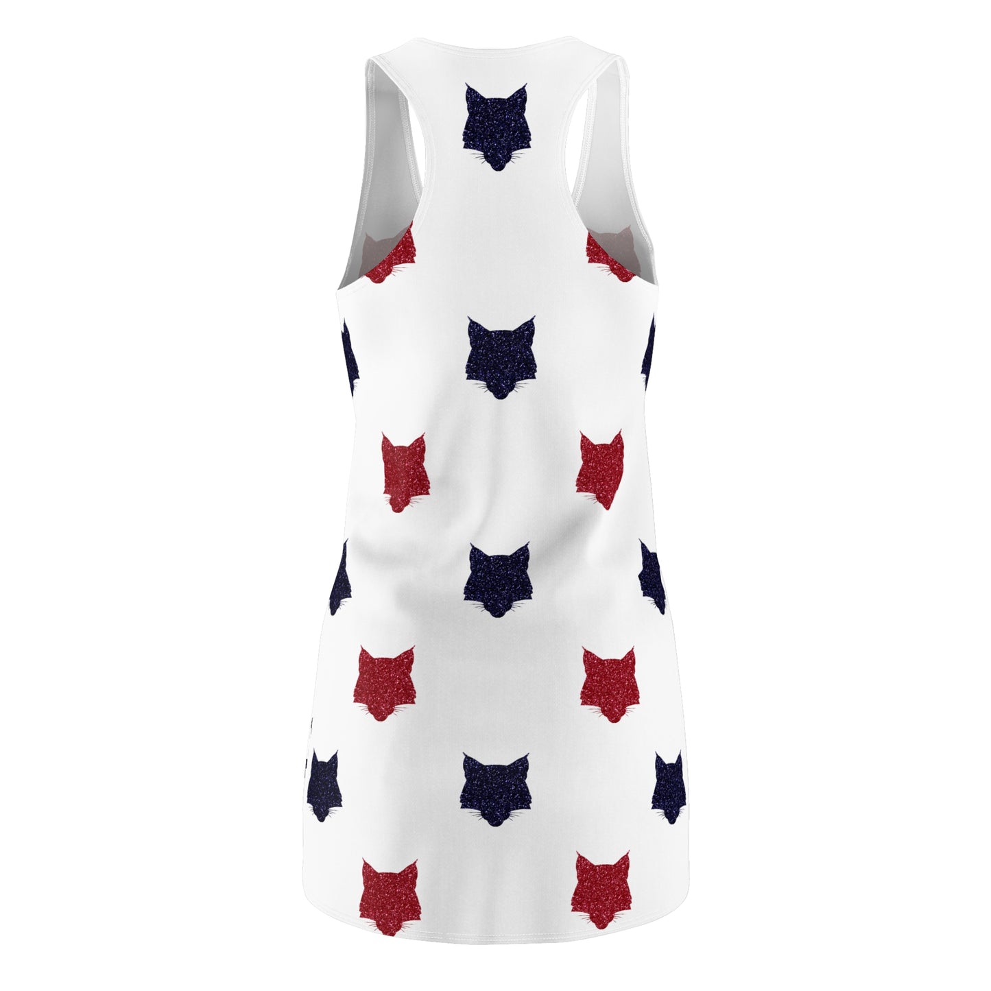 Glitter Wildcat Print Racerback Dress