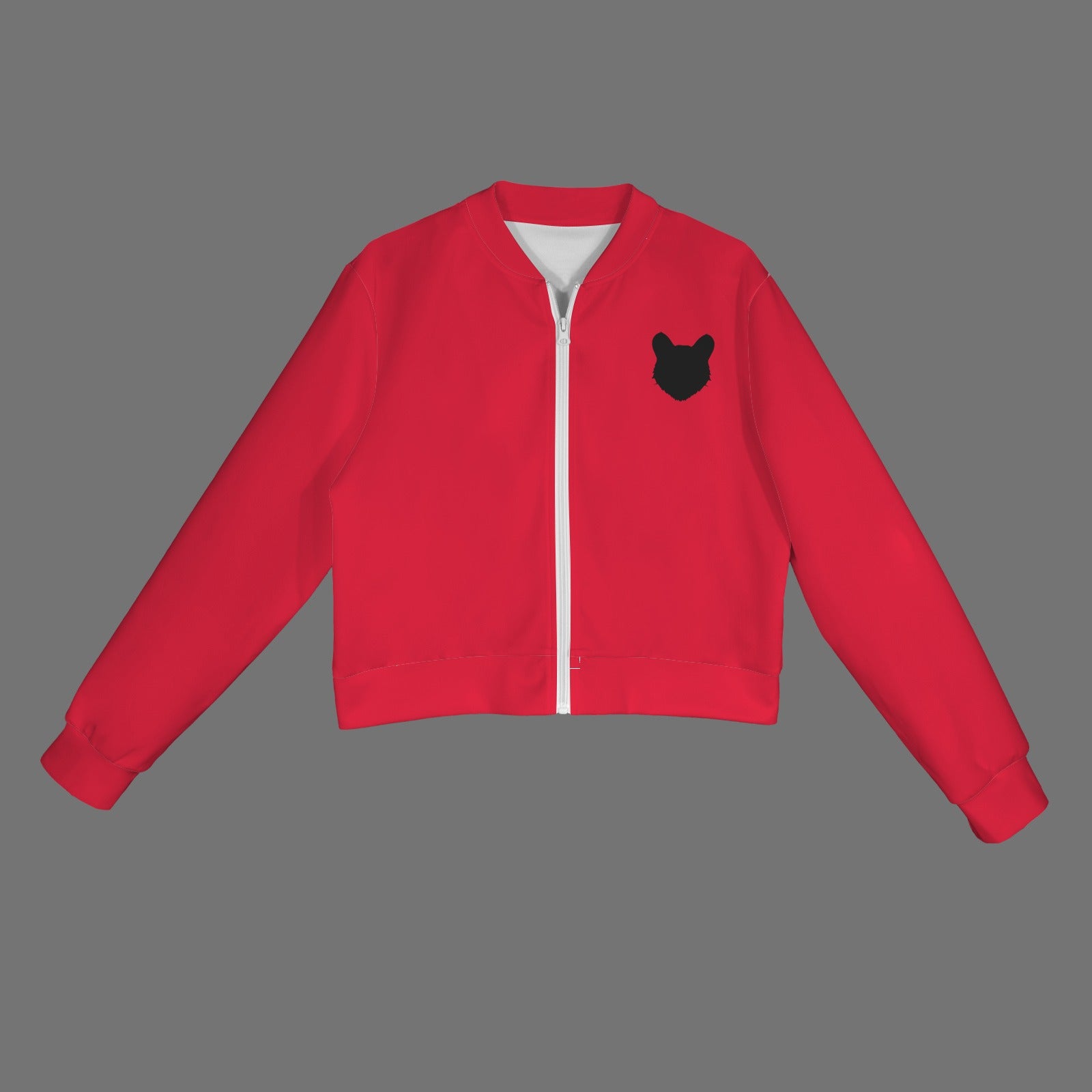 Red Bearcat Bomber Jacket