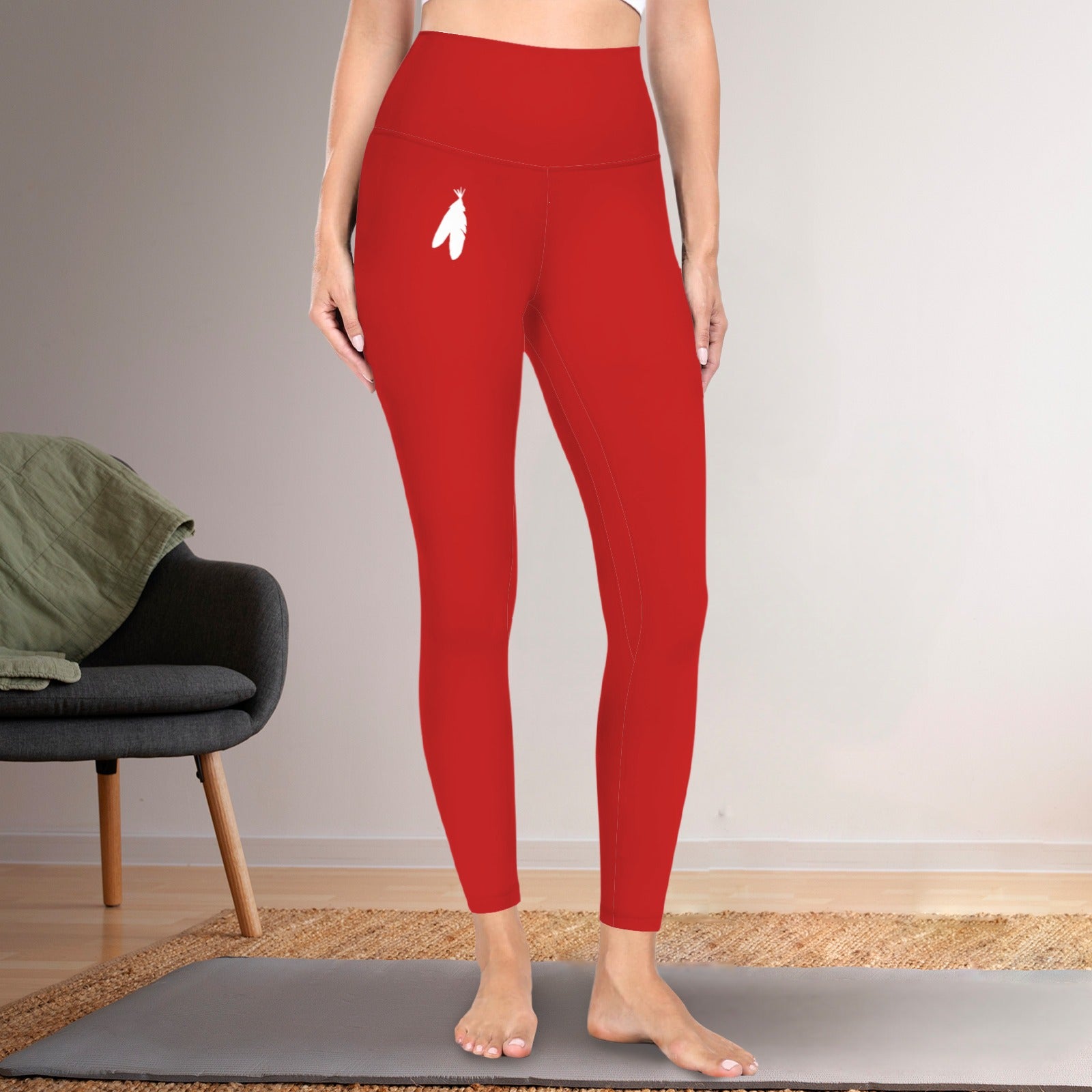 Red Feather Active Leggings