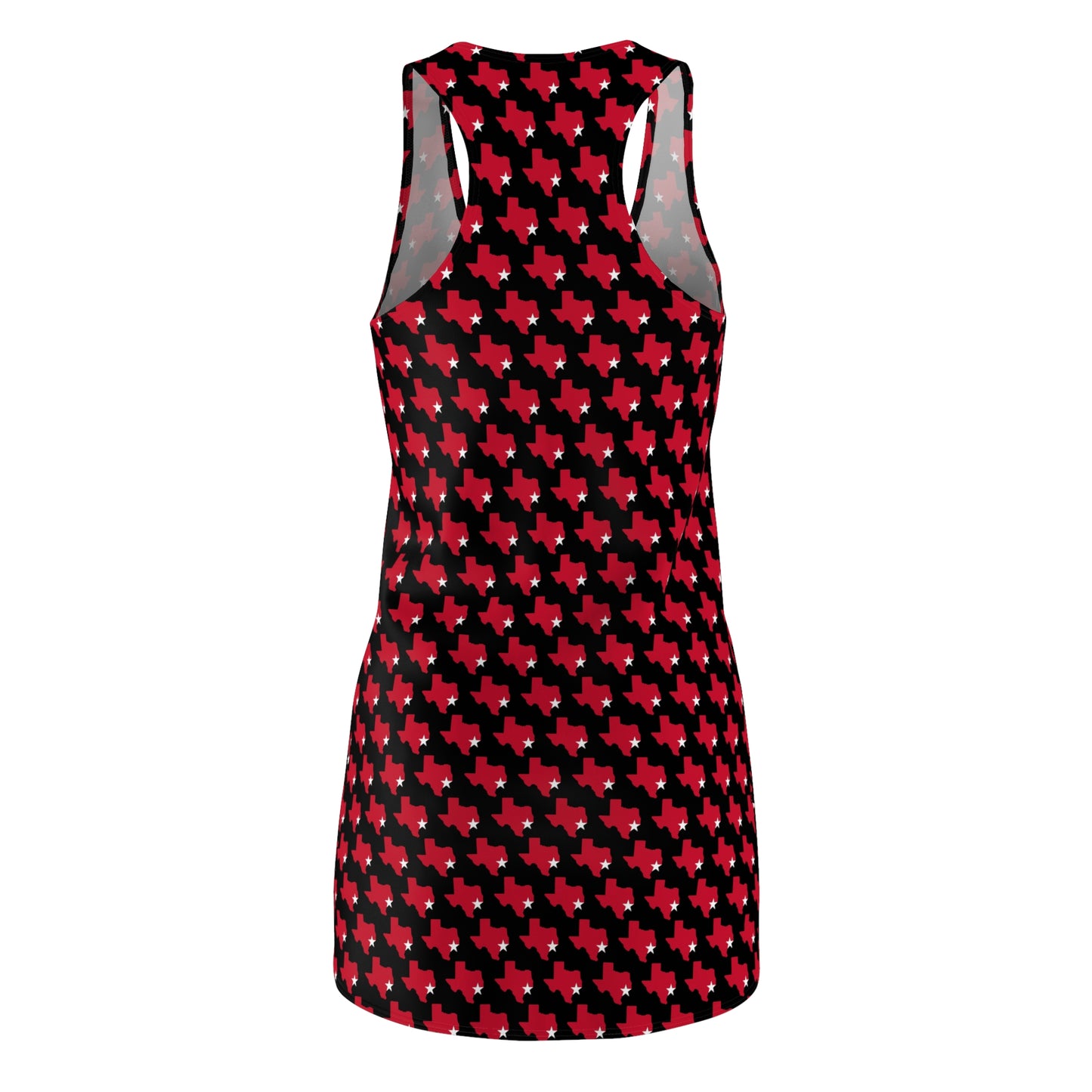 TX Black Print Racerback Dress