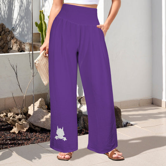 Glitter Horned frog Pants, Purple