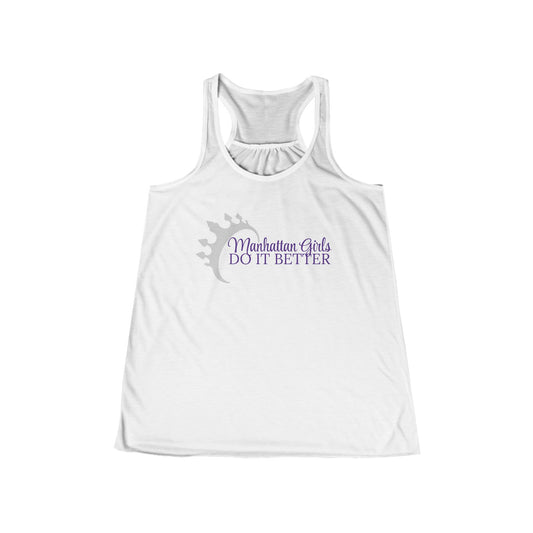 "Manhattan Girls Do It Better" Flowy Racerback Tank