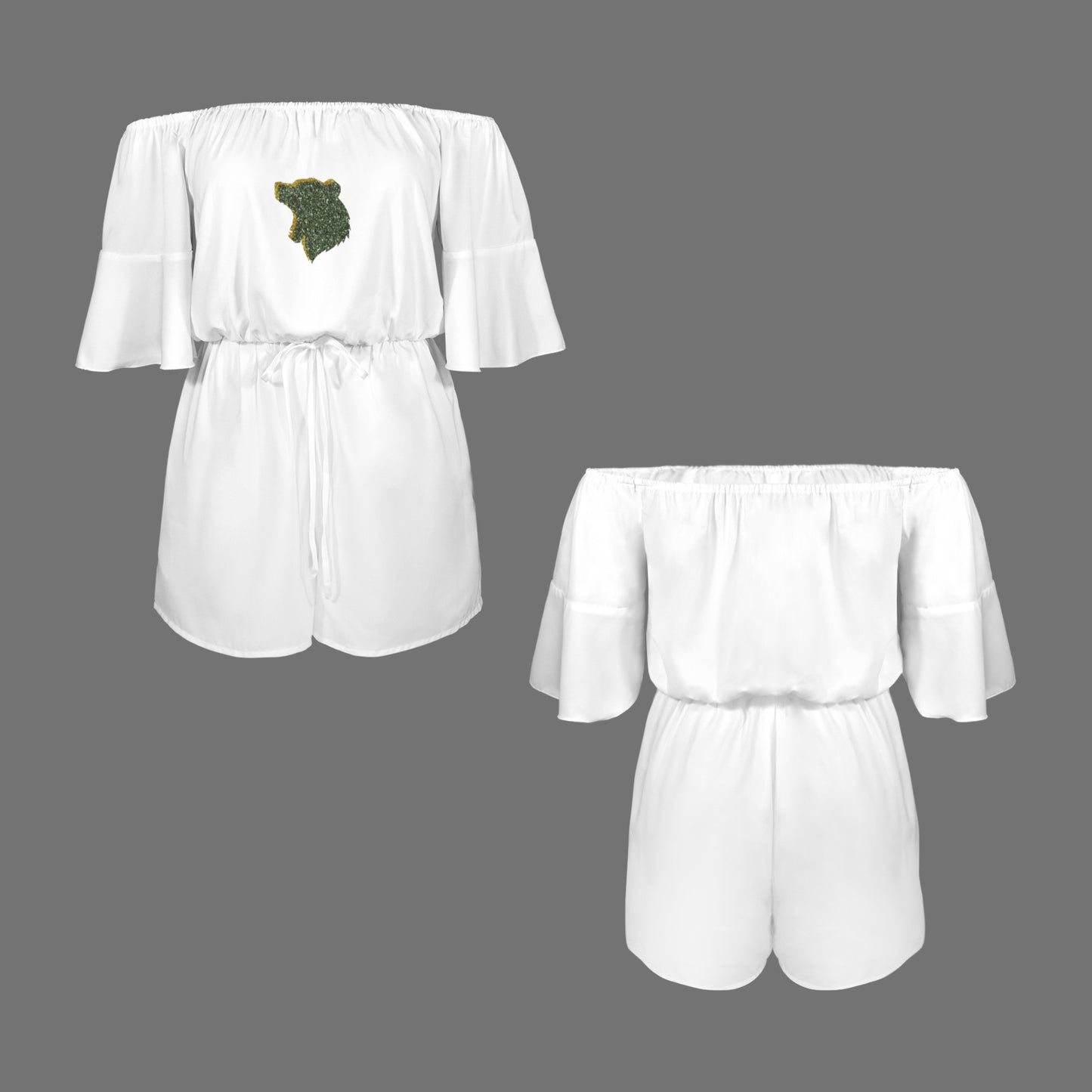 Waco Glitter Bear Romper