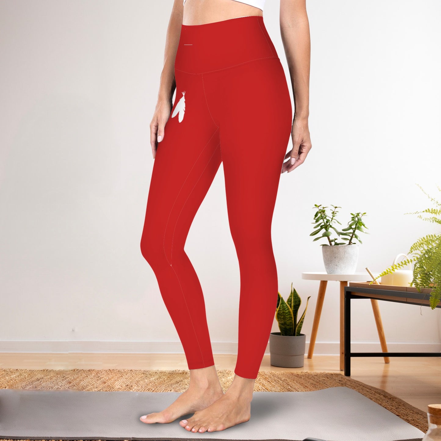 Red Feather Active Leggings