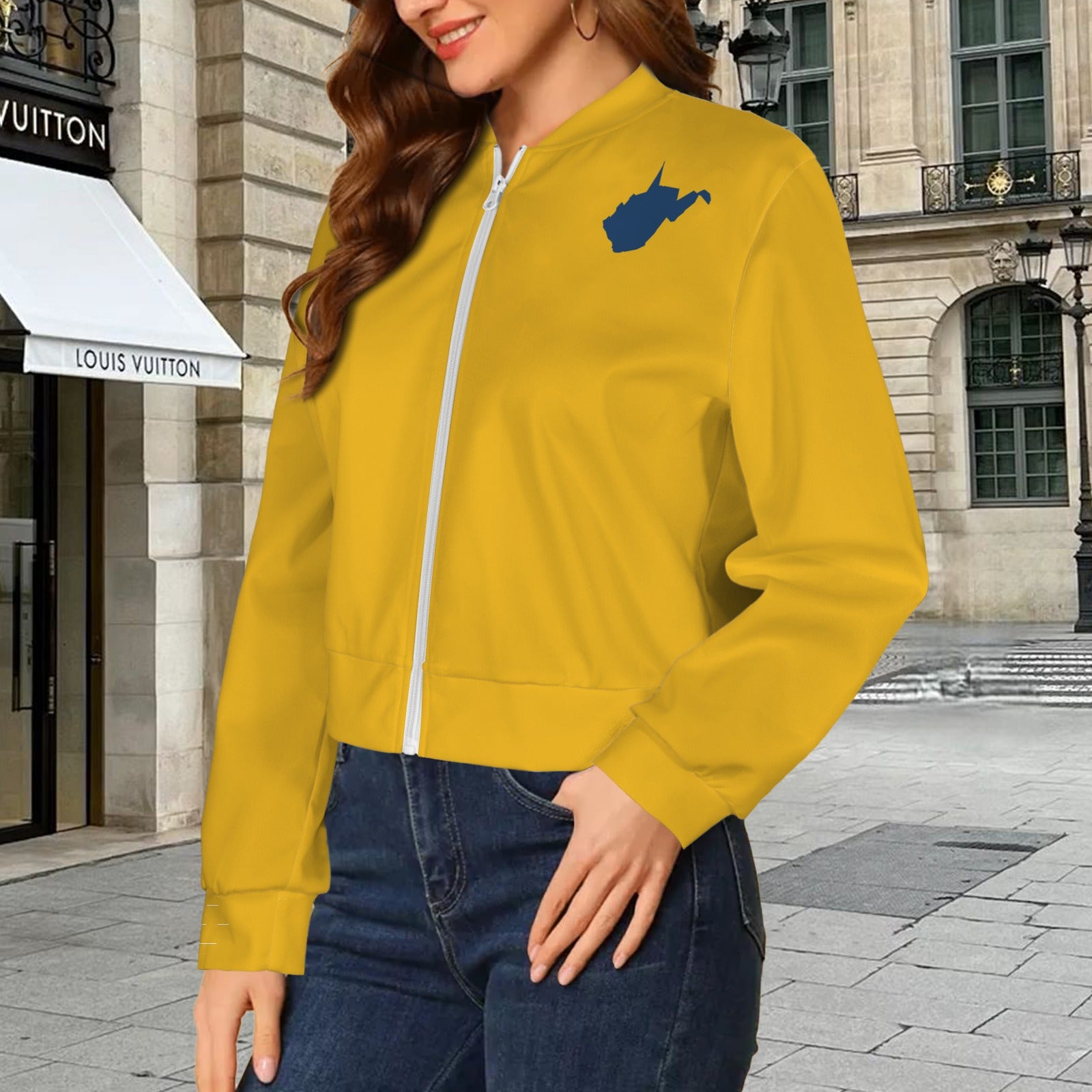 Gold WV Bomber Jacket