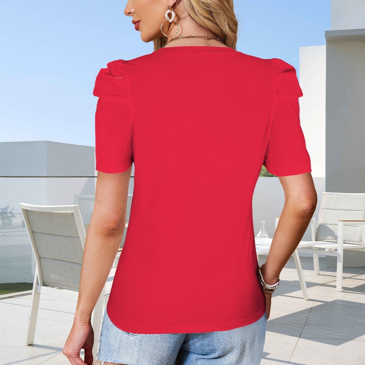 Cincinnati Glitter Bearcat Top, Red