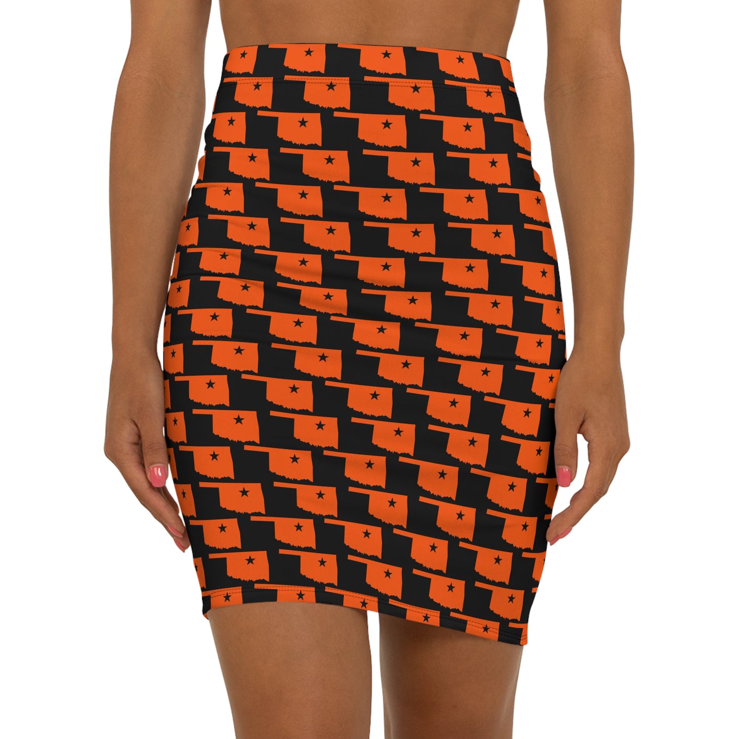 Stillwater Black Women's Mid-Waist Pencil Skirt