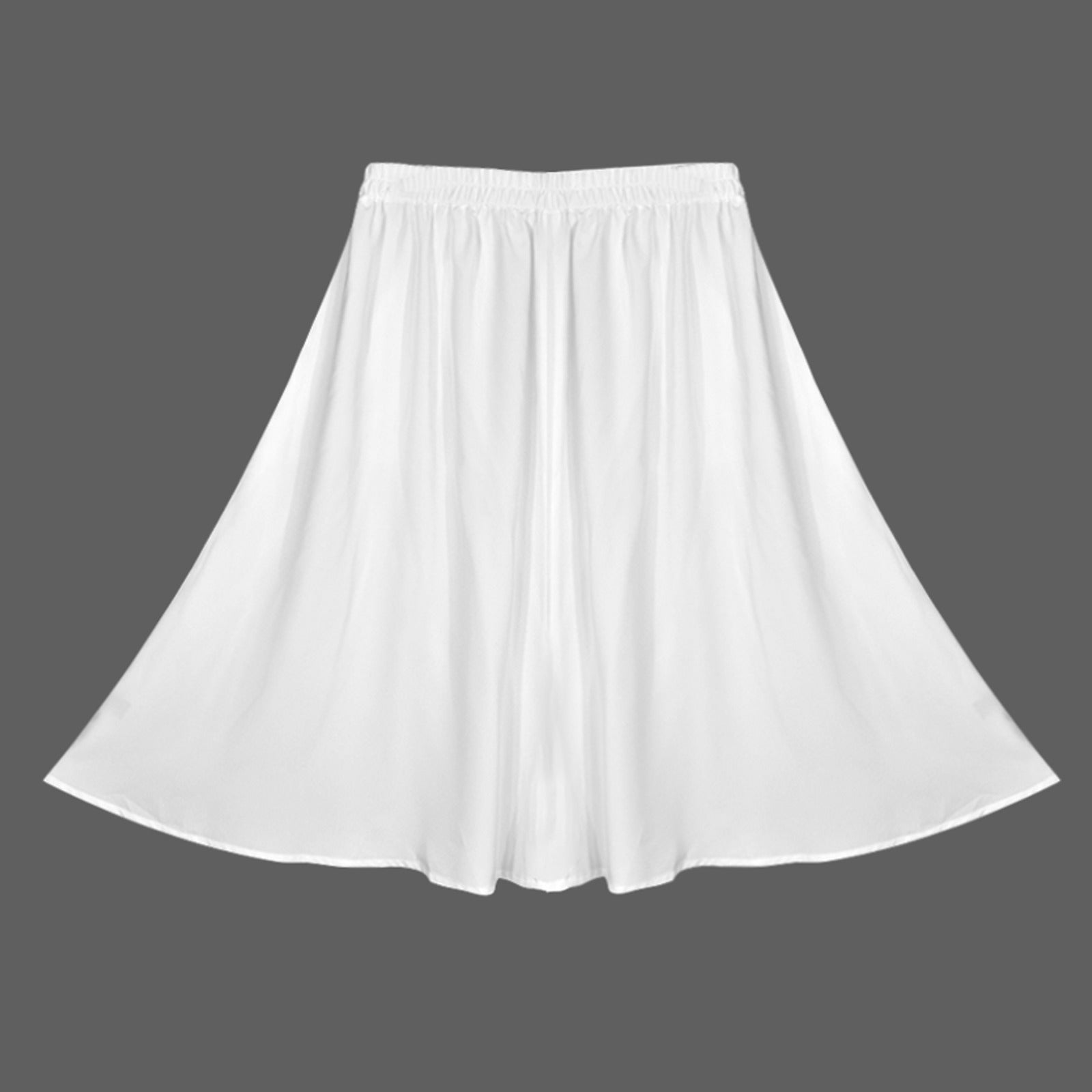 Feather Maxi Skirt, White