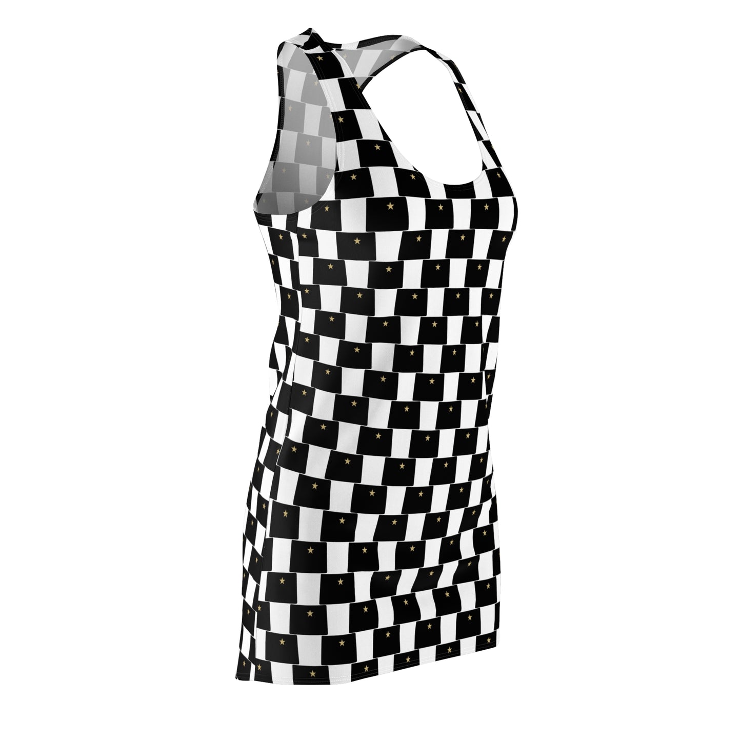 CO White Print Racerback Dress