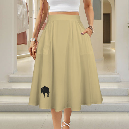 Buffalo Maxi Skirt, Gold