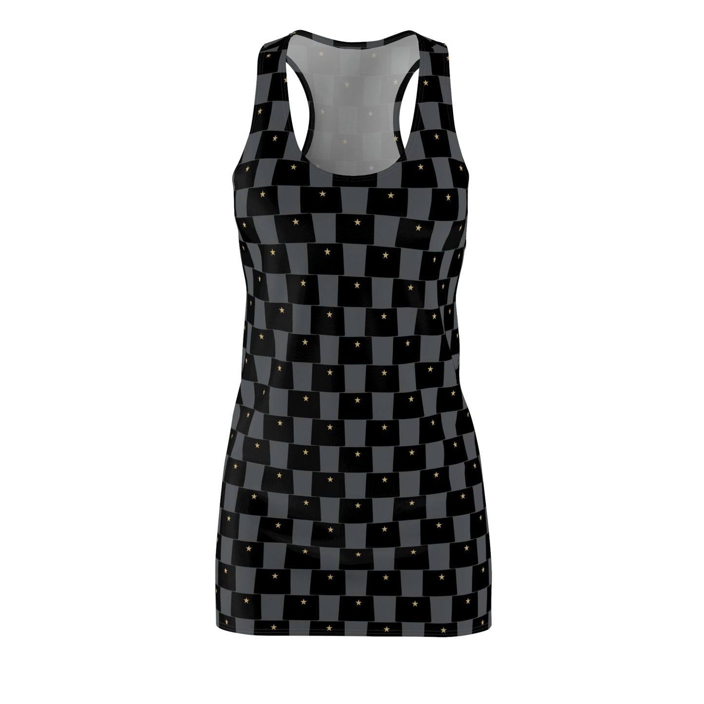 CO Gray Print Women's Racerback Dress