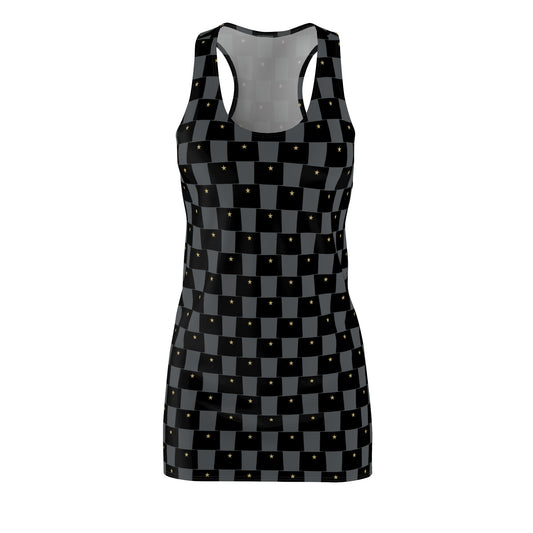 CO Gray Print Women's Racerback Dress