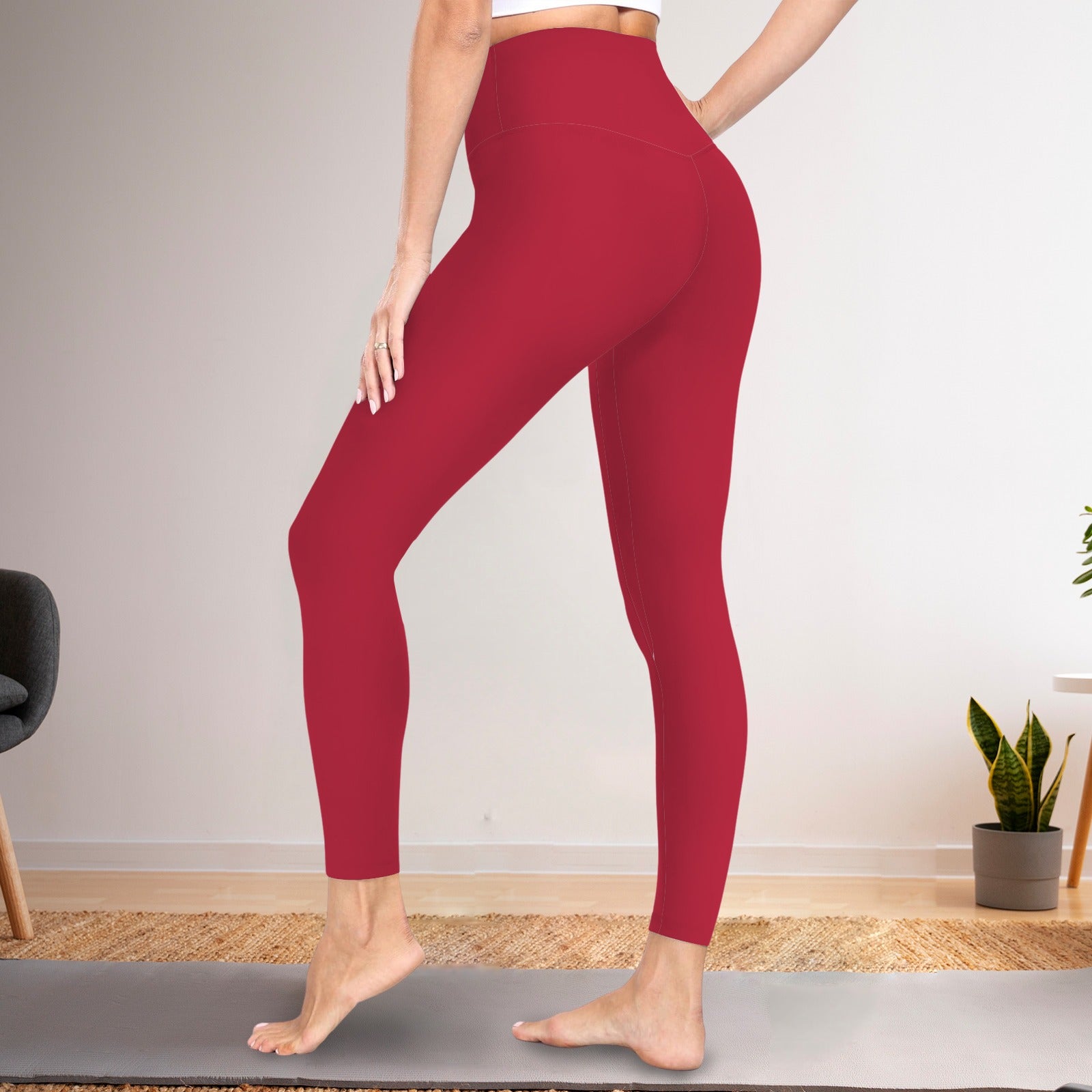 Red Wildcat Active Leggings
