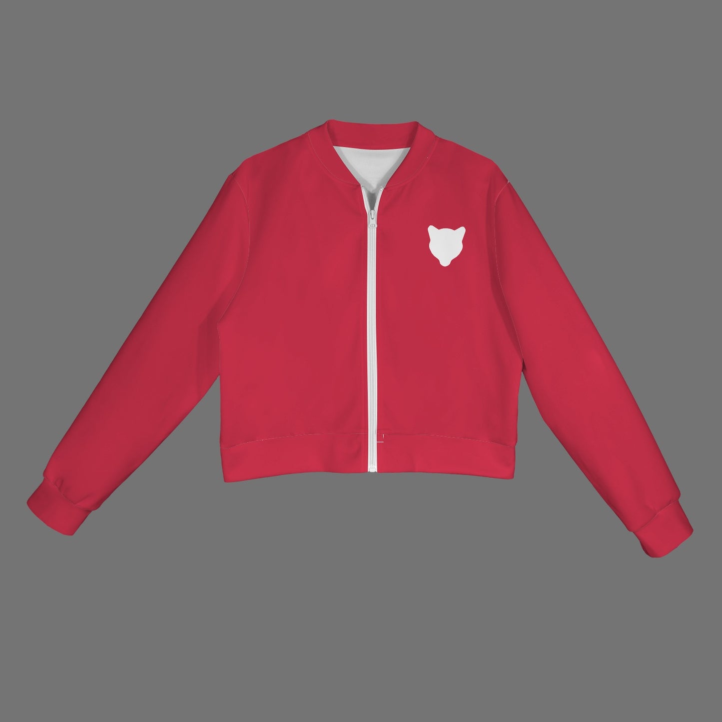 Red Cougar Bomber Jacket