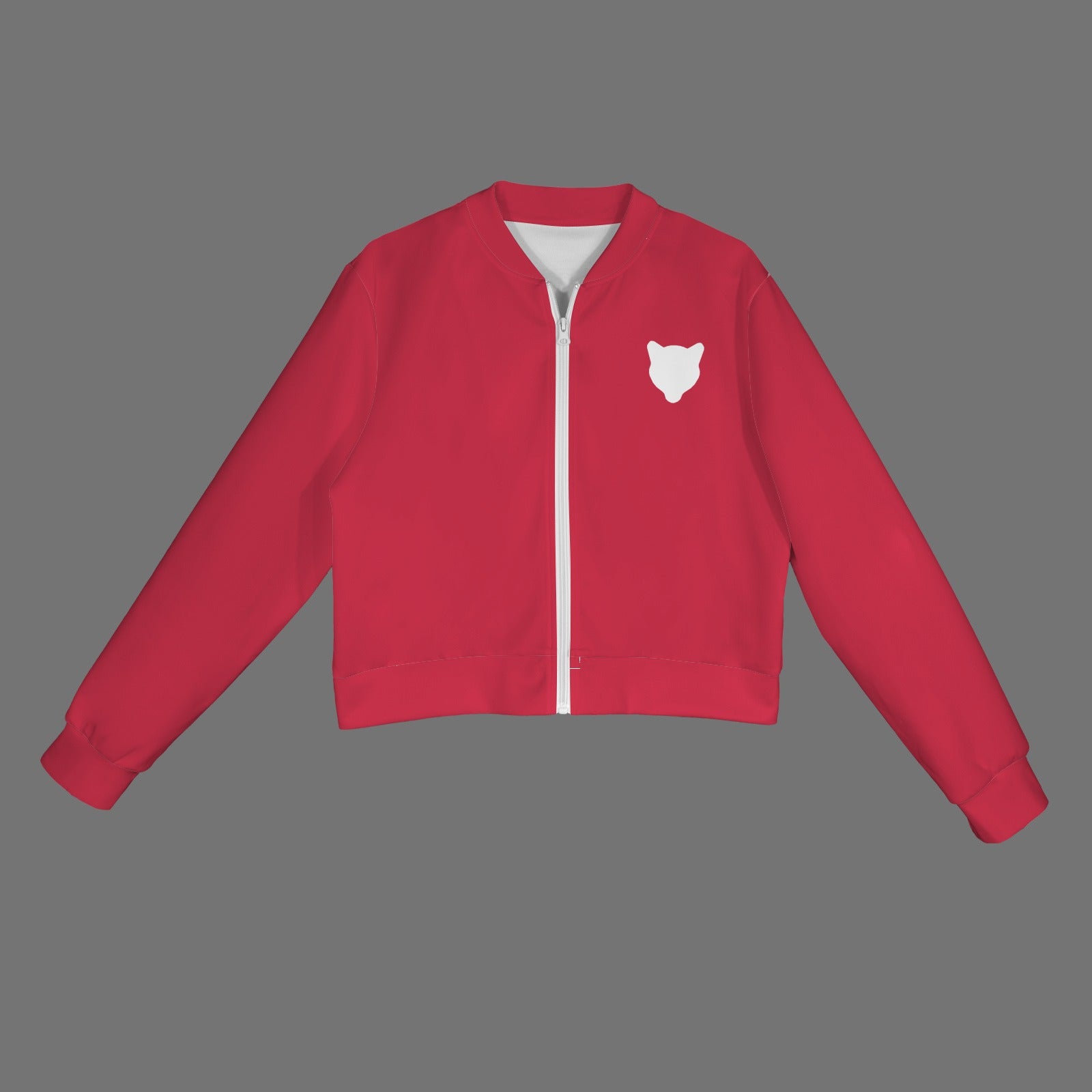 Red Cougar Bomber Jacket