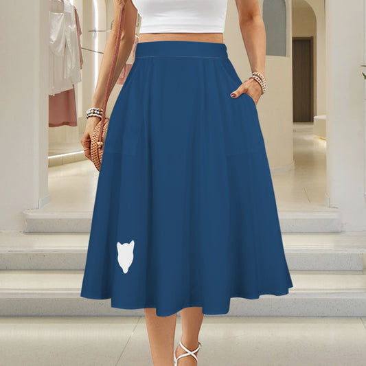 Cougar Maxi Skirt, Blue