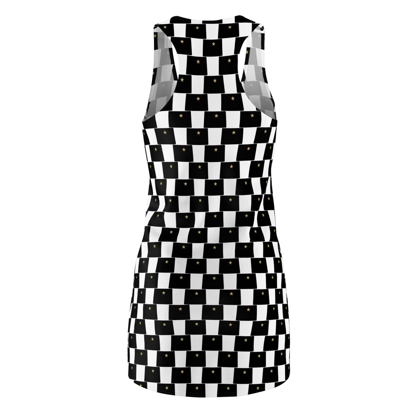 CO White Print Racerback Dress