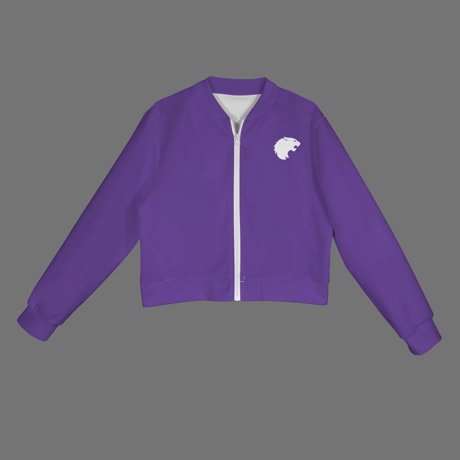Purple Wildcat Bomber Jacket