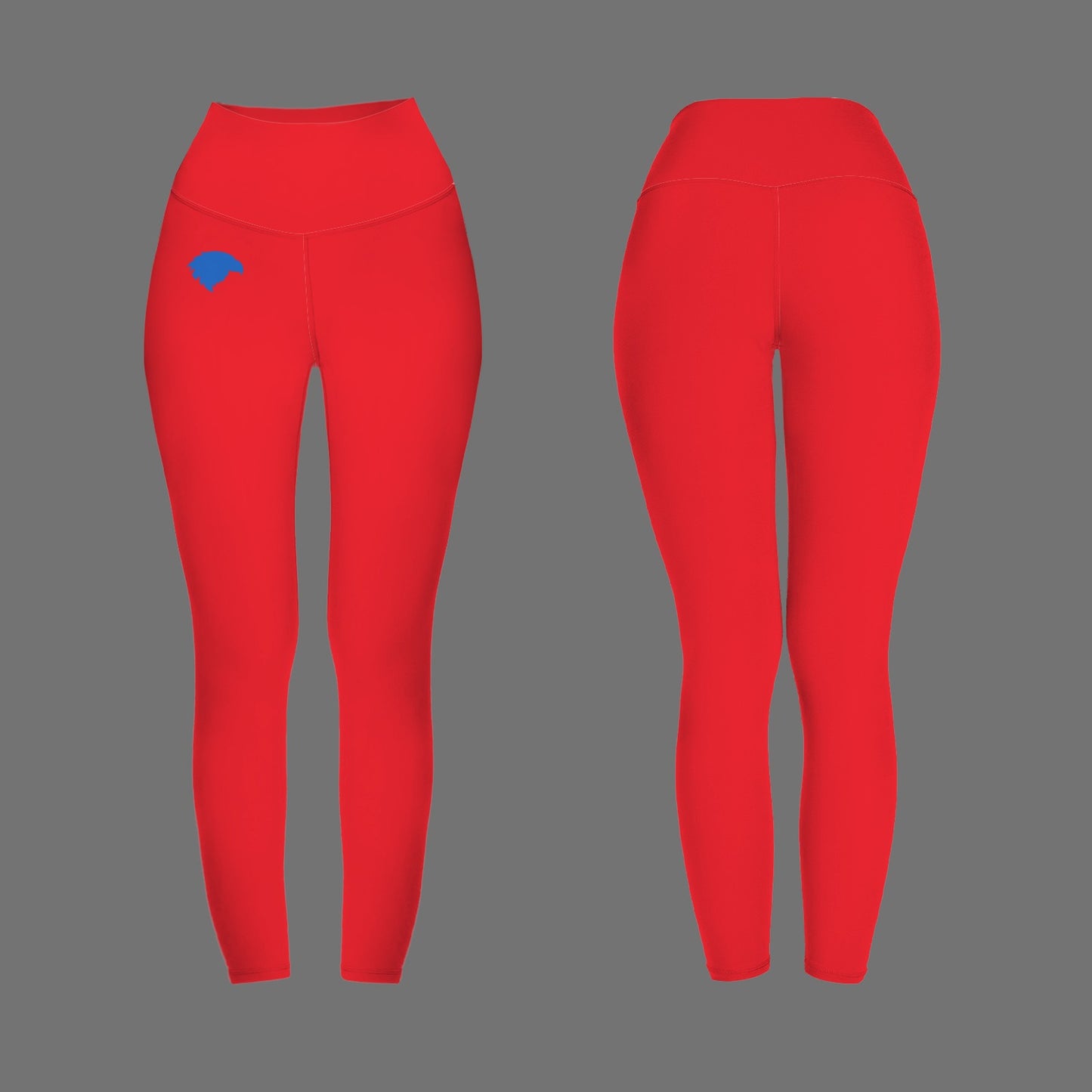 Crimson Jayhawk Active Leggings