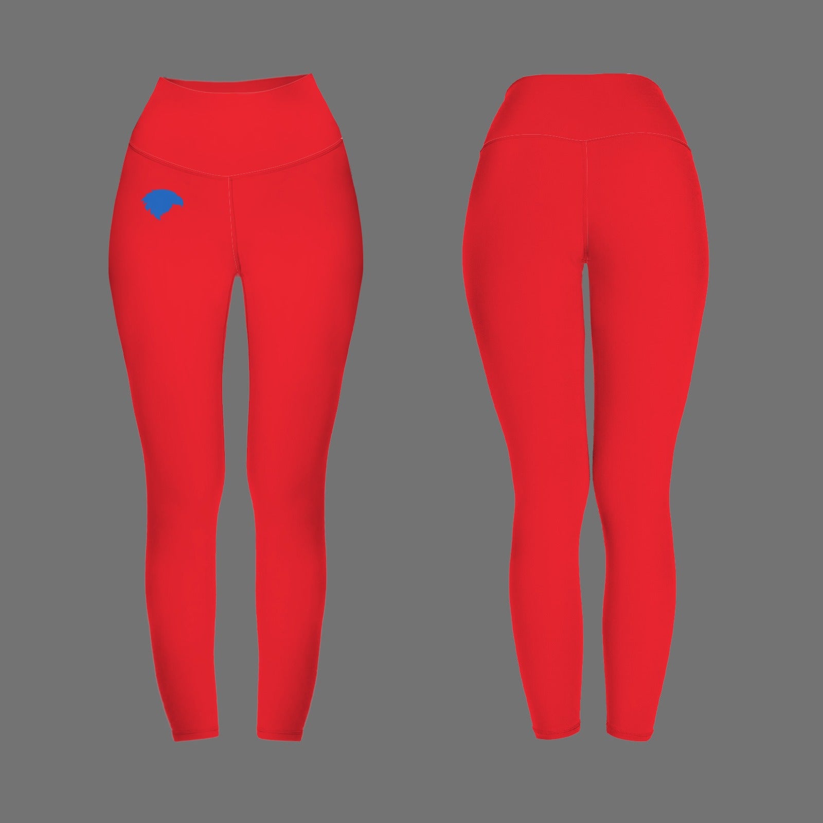Crimson Jayhawk Active Leggings