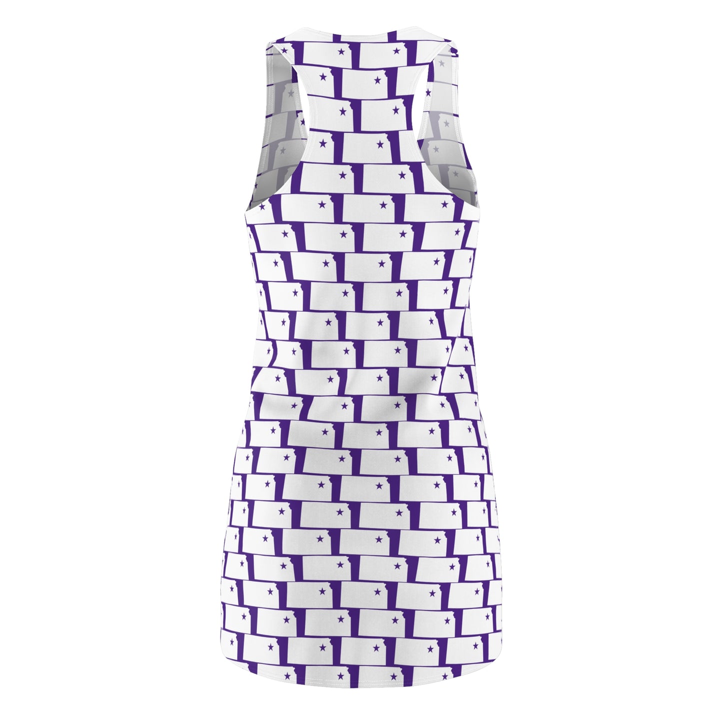 KS Purple Print Racerback Dress