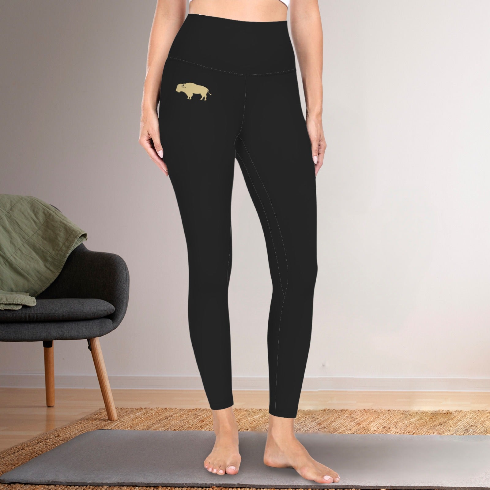 Black Buffalo Active Leggings