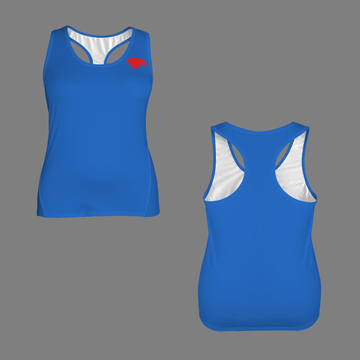 Blue Jayhawk Racerback Sports Top