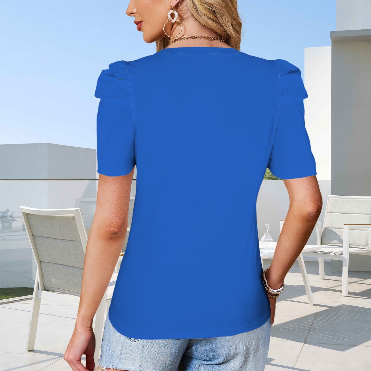 Provo Glitter Cougar Top, Blue