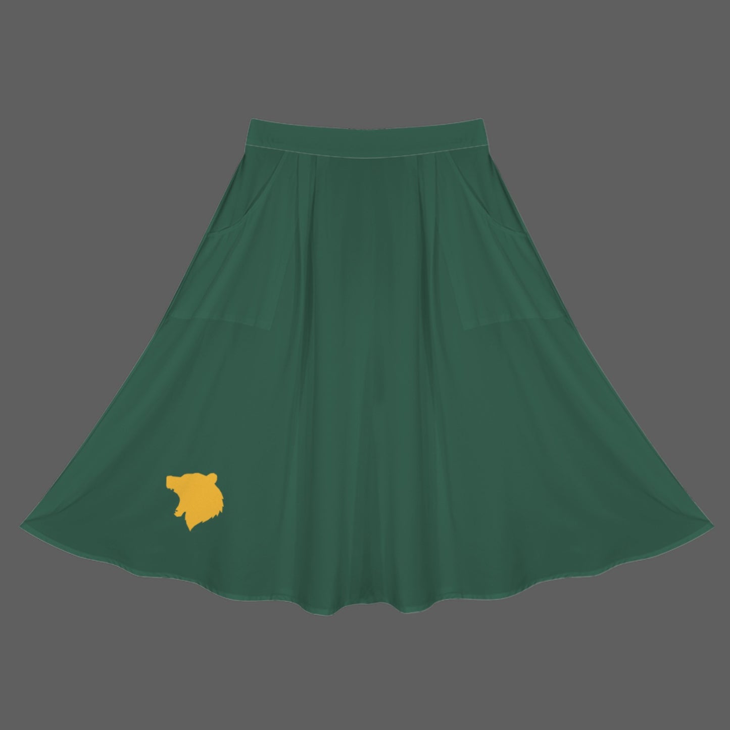 Bear Maxi Skirt, Green