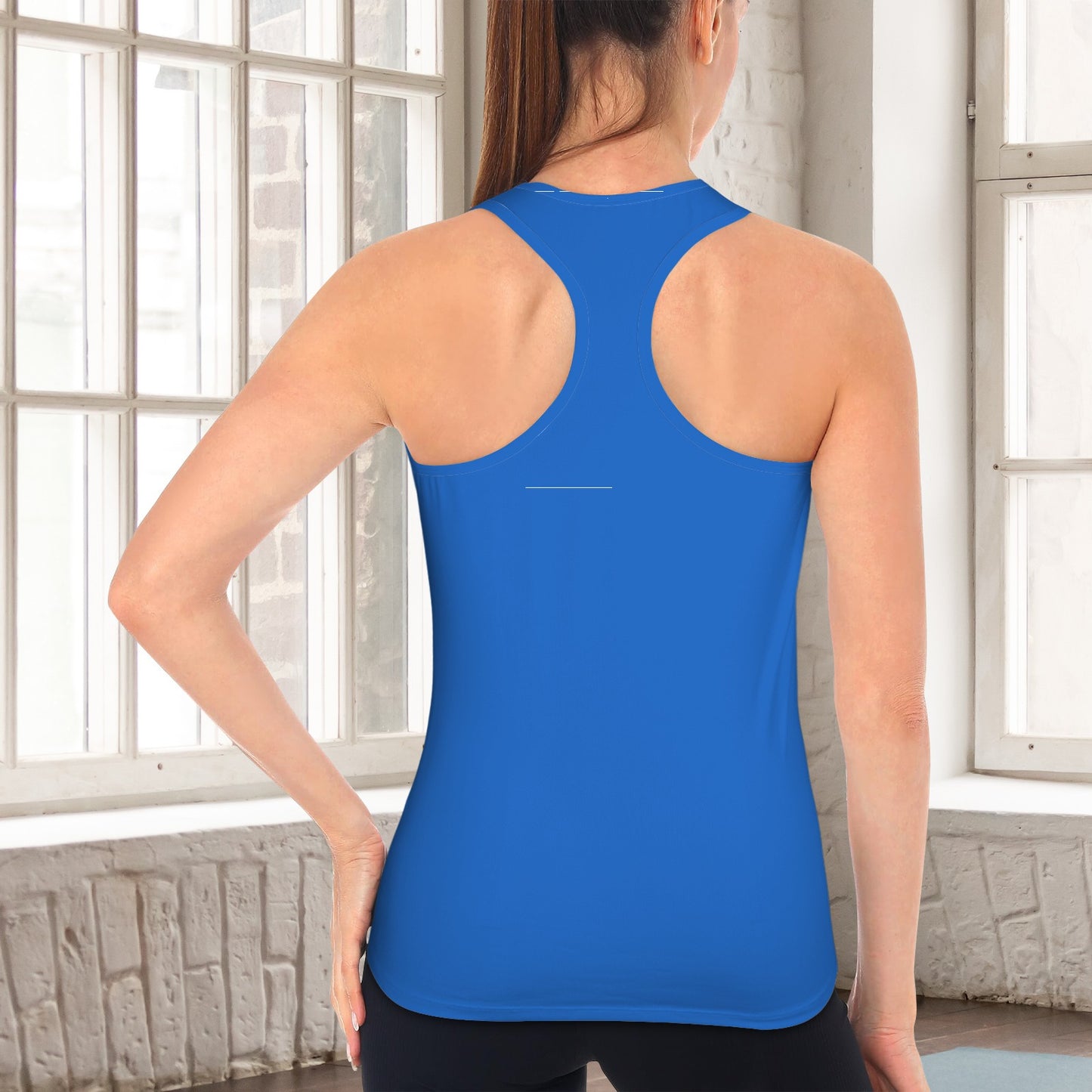 Blue Jayhawk Racerback Sports Top