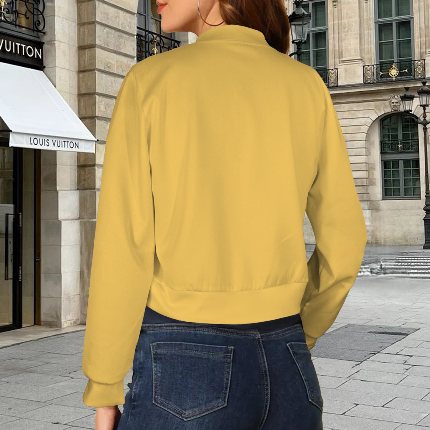 Gold Cyclone Bomber Jacket