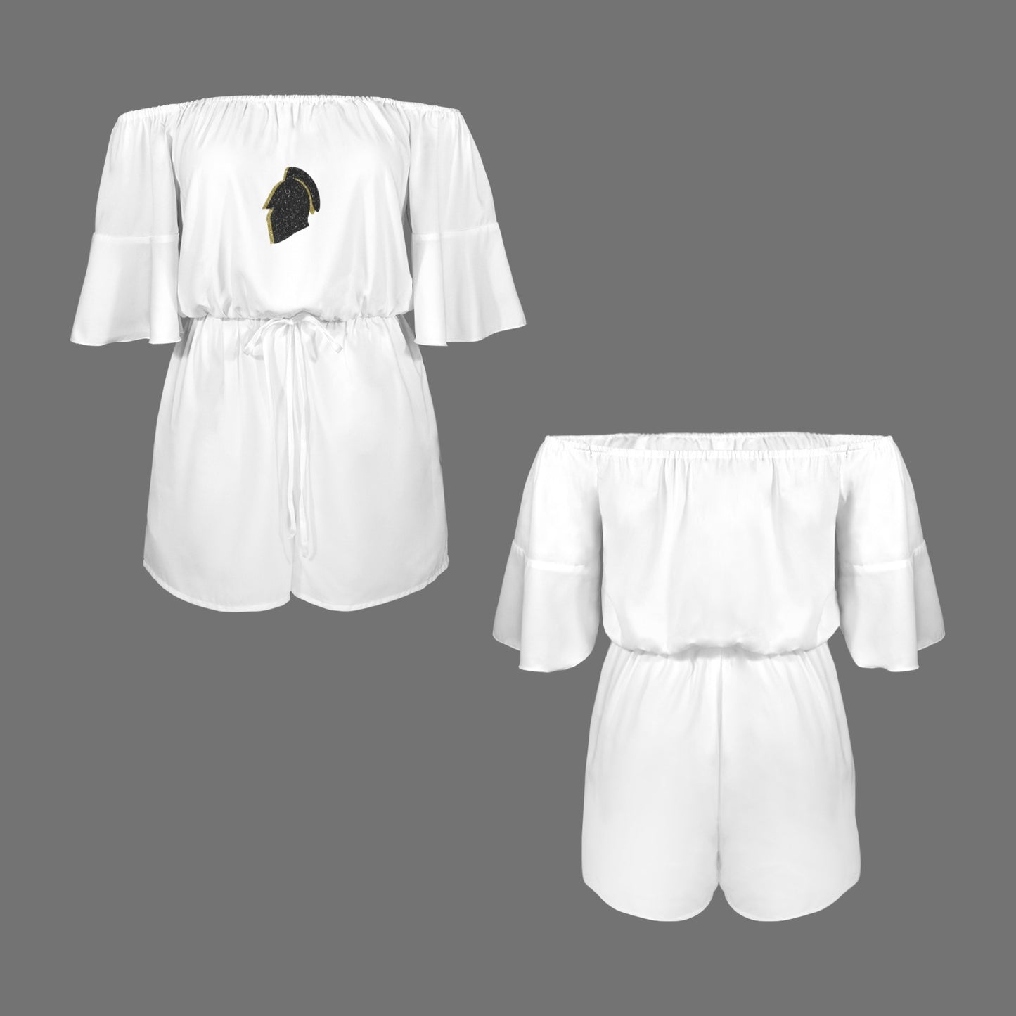 Glitter Knight Romper