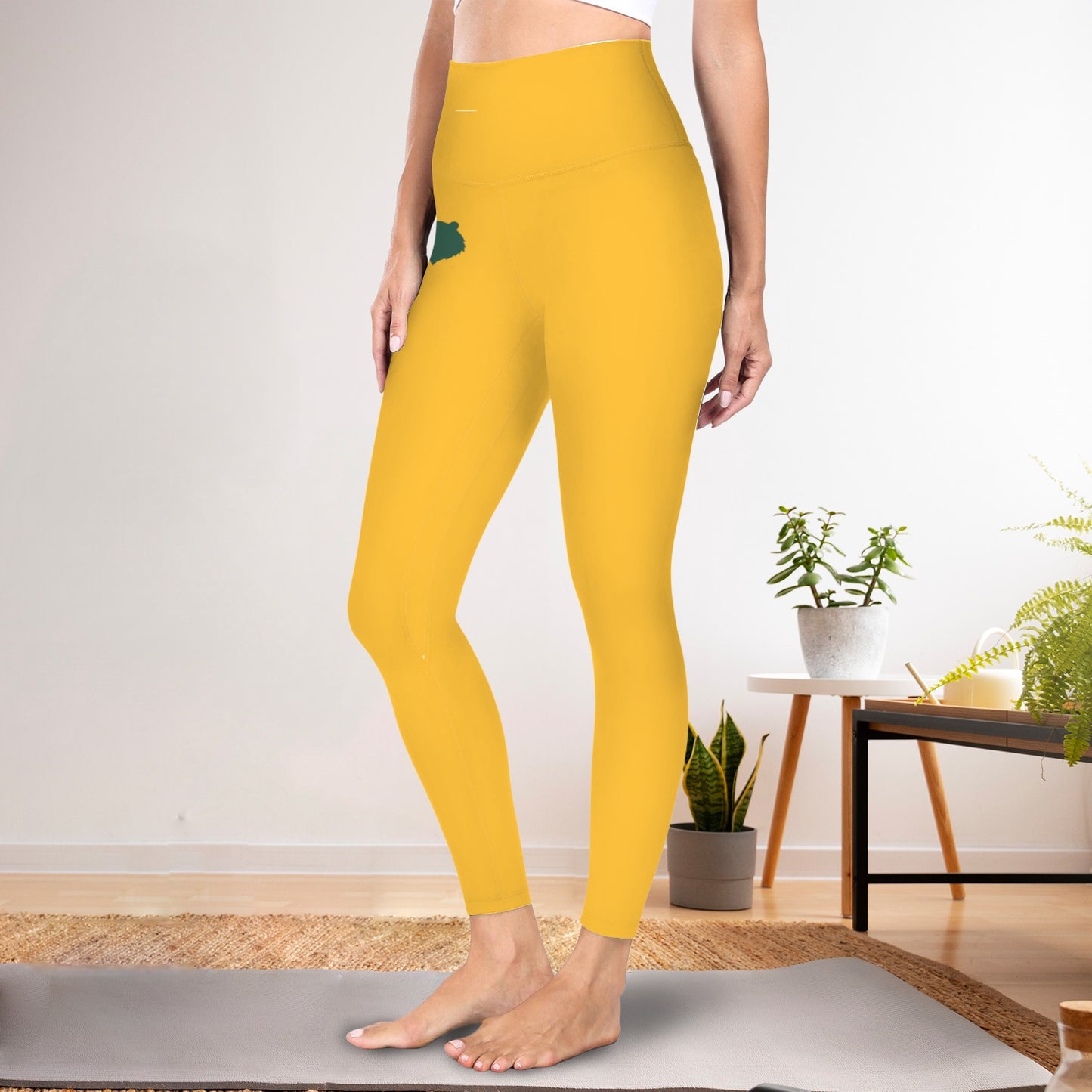 Gold Bear Active Leggings