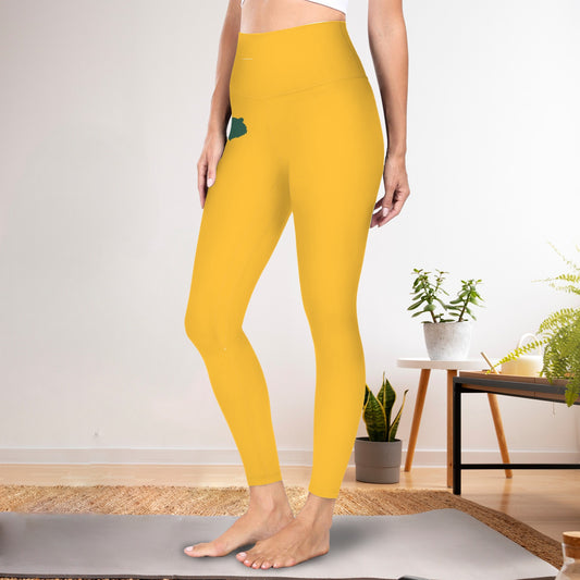 Gold Bear Active Leggings
