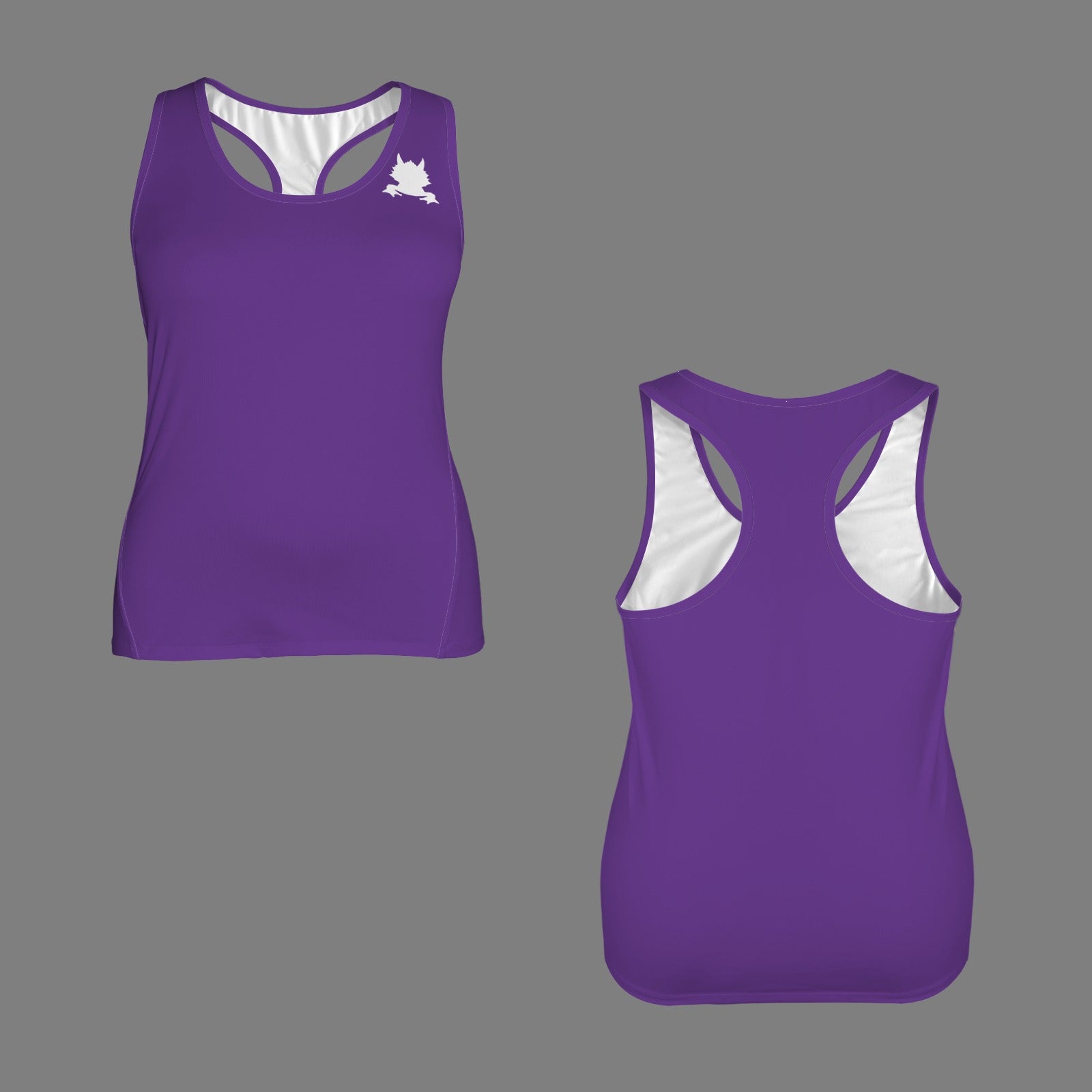 Purple Horned Frog Racerback Top