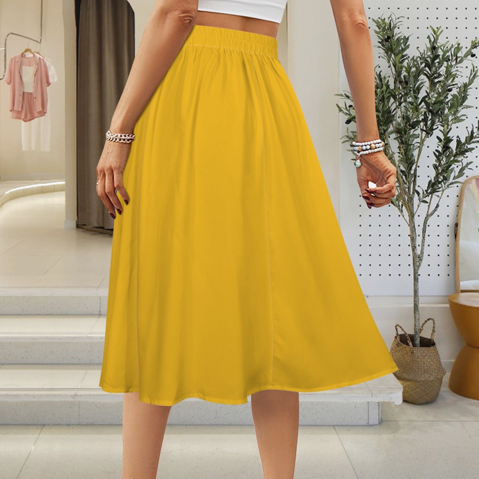 WV Maxi skirt, Gold
