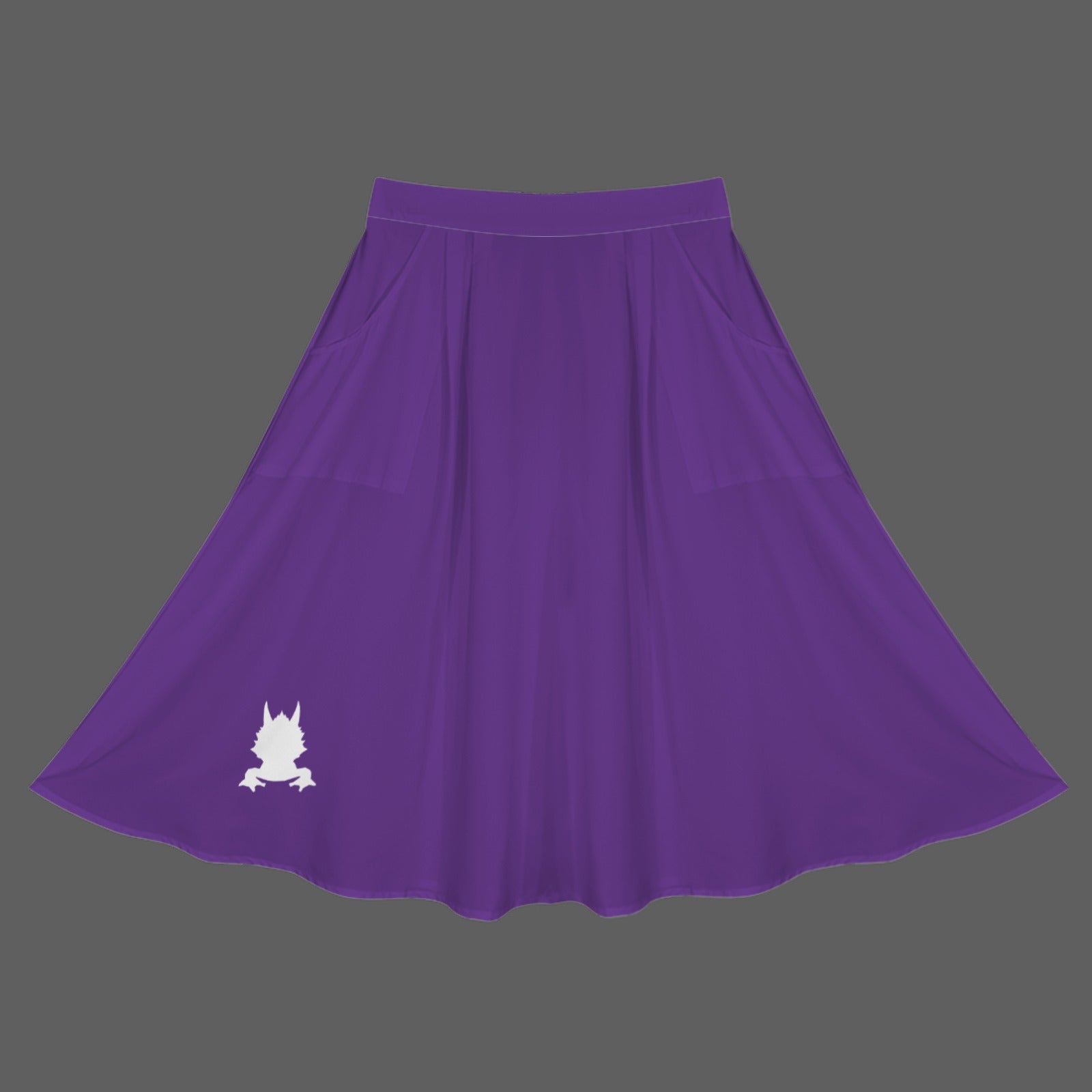 Horned Frog Maxi Skirt, Purple