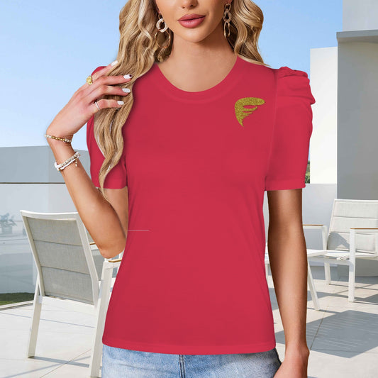 Glitter Cyclone Top, Cardinal