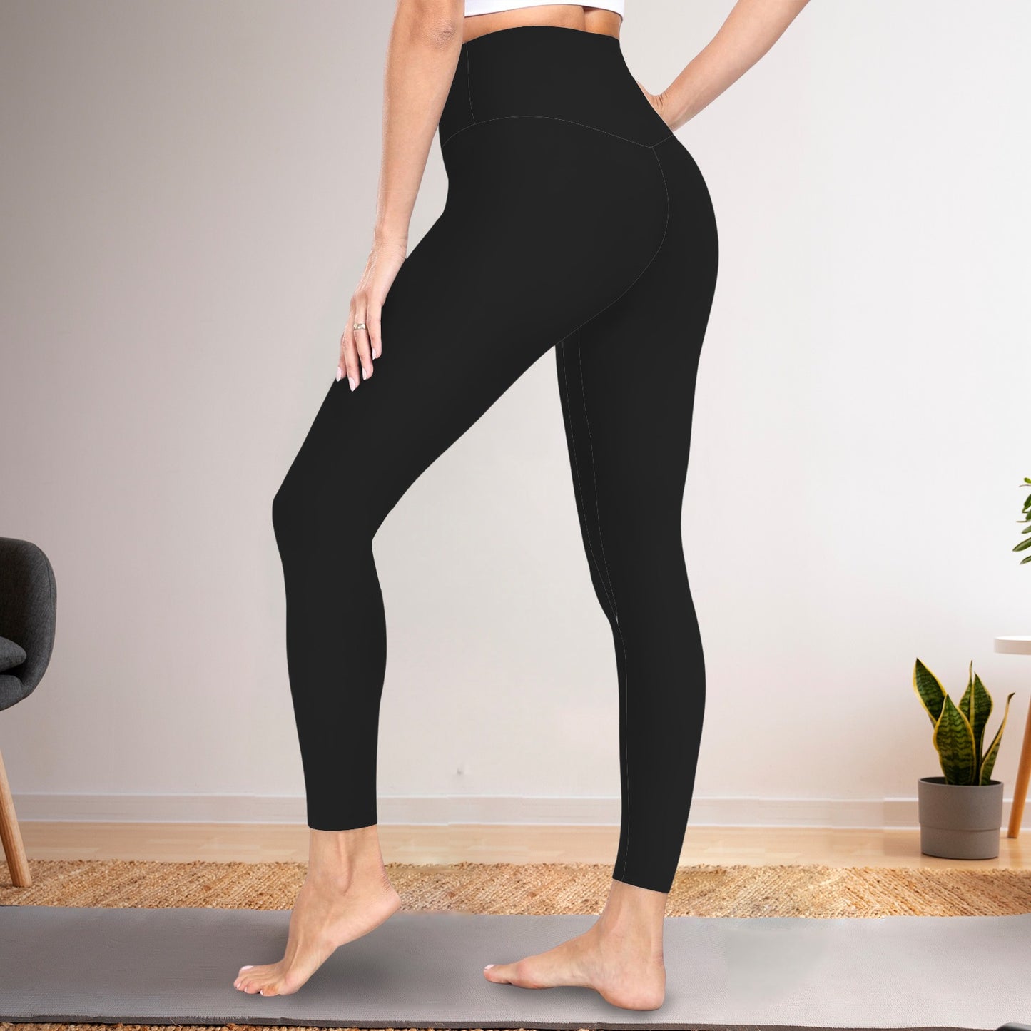 Black Cowgirl Active Leggings
