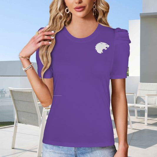 Glitter Wildcat Top, Purple