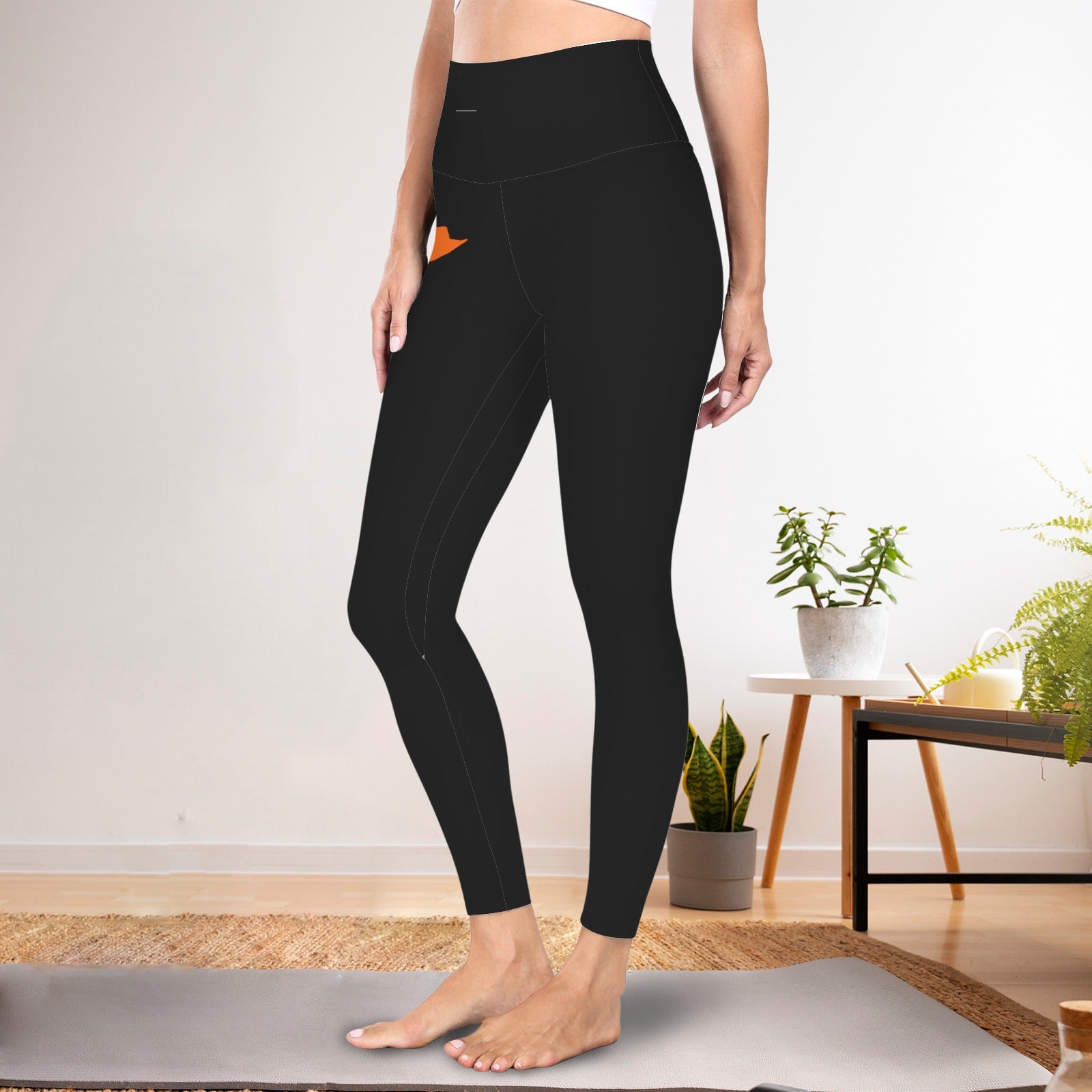 Black Cowgirl Active Leggings