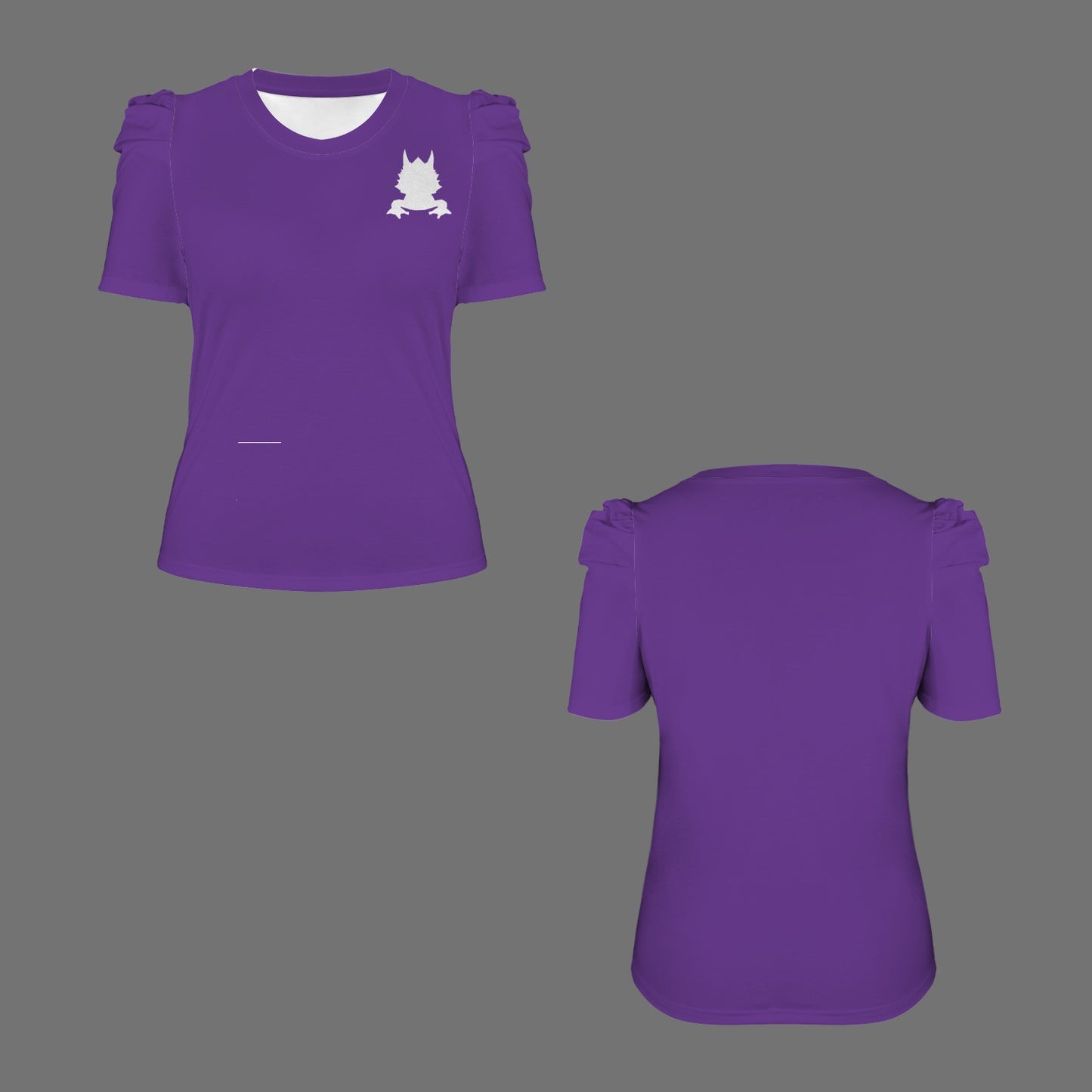Glitter Horned Frog Top, Purple