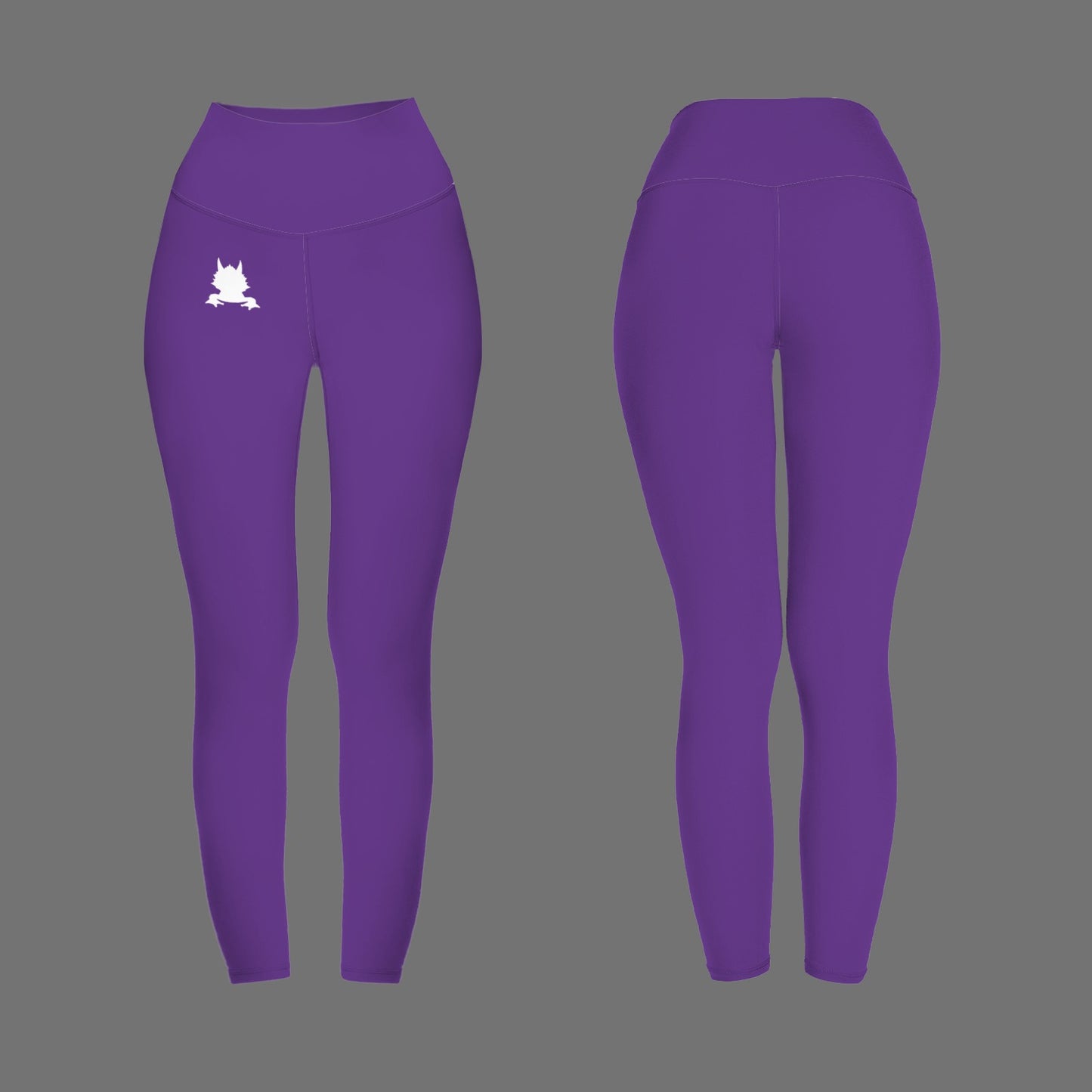 Purple Horned Frog Active Leggings